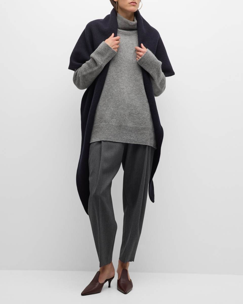 Maxi Wool Triangle Scarf